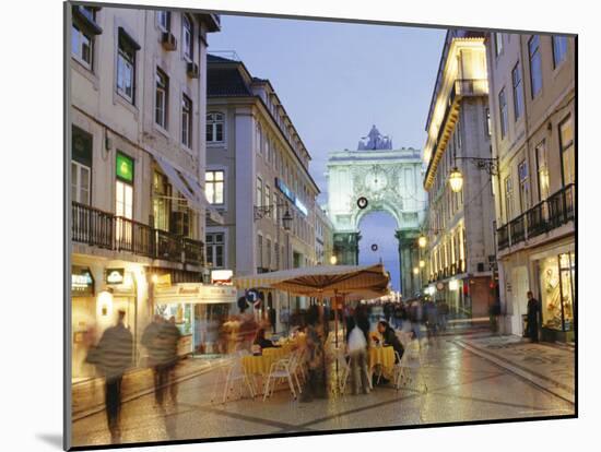 Rua Augusta, Lisbon, Portugal, Europe-Graham Lawrence-Mounted Photographic Print