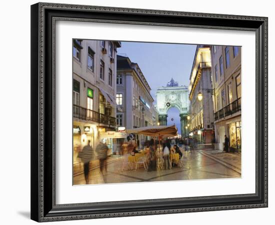 Rua Augusta, Lisbon, Portugal, Europe-Graham Lawrence-Framed Photographic Print