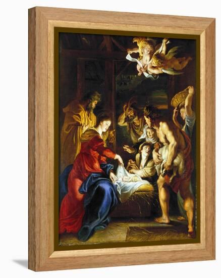 Rubens: Adoration, C1608-Peter Paul Rubens-Framed Premier Image Canvas