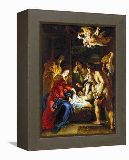 Rubens: Adoration, C1608-Peter Paul Rubens-Framed Premier Image Canvas