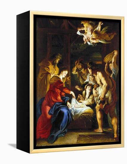 Rubens: Adoration, C1608-Peter Paul Rubens-Framed Premier Image Canvas