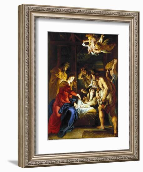 Rubens: Adoration, C1608-Peter Paul Rubens-Framed Giclee Print