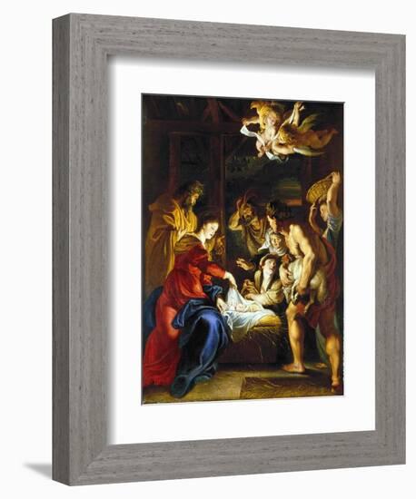 Rubens: Adoration, C1608-Peter Paul Rubens-Framed Giclee Print