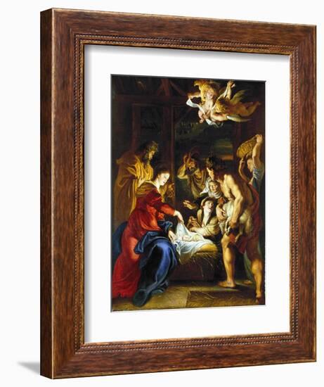 Rubens: Adoration, C1608-Peter Paul Rubens-Framed Giclee Print