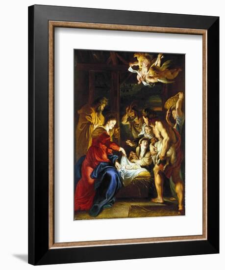 Rubens: Adoration, C1608-Peter Paul Rubens-Framed Giclee Print