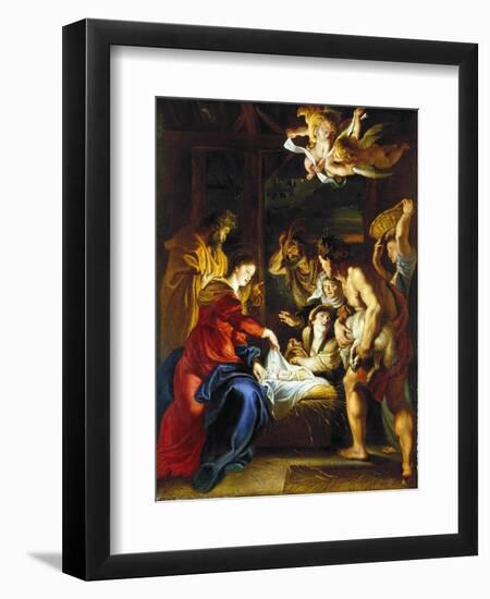 Rubens: Adoration, C1608-Peter Paul Rubens-Framed Giclee Print