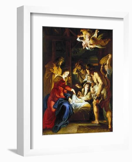 Rubens: Adoration, C1608-Peter Paul Rubens-Framed Giclee Print