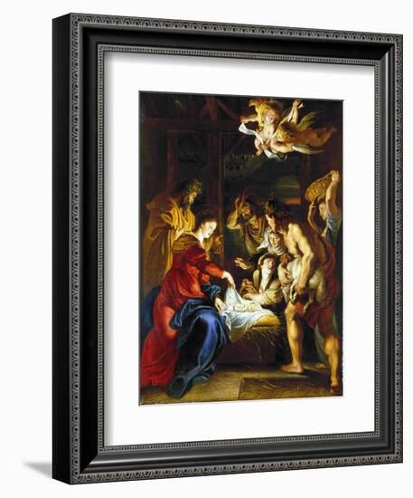 Rubens: Adoration, C1608-Peter Paul Rubens-Framed Giclee Print