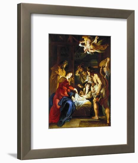 Rubens: Adoration, C1608-Peter Paul Rubens-Framed Premium Giclee Print