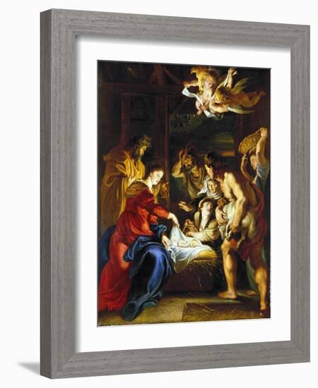 Rubens: Adoration, C1608-Peter Paul Rubens-Framed Giclee Print