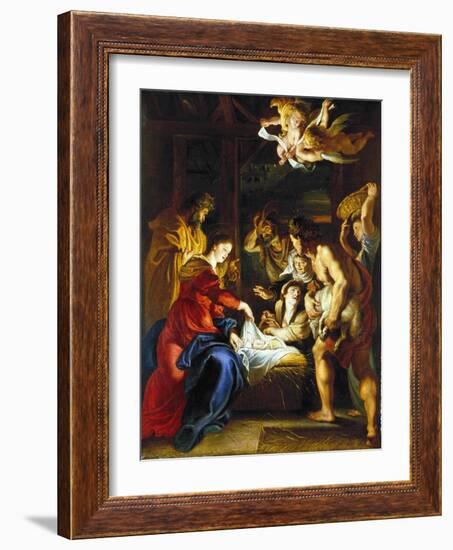 Rubens: Adoration, C1608-Peter Paul Rubens-Framed Giclee Print