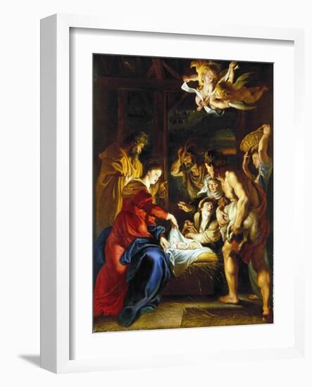 Rubens: Adoration, C1608-Peter Paul Rubens-Framed Giclee Print