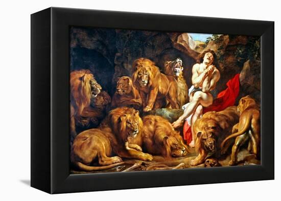 Rubens: Daniel and Lions Den-Peter Paul Rubens-Framed Premier Image Canvas