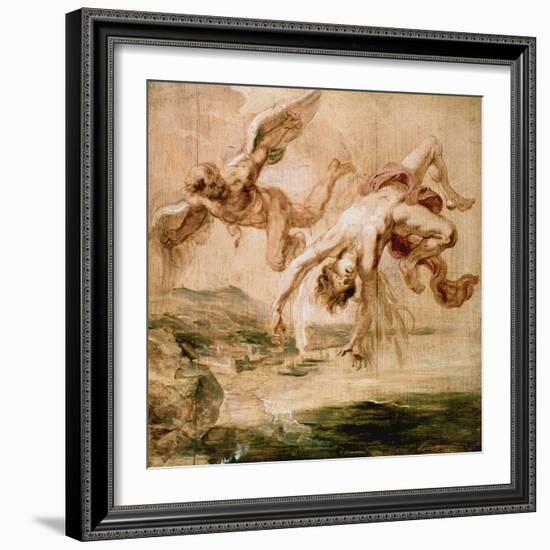 Rubens:Fall Of Icarus 1637-Peter Paul Rubens-Framed Premium Giclee Print