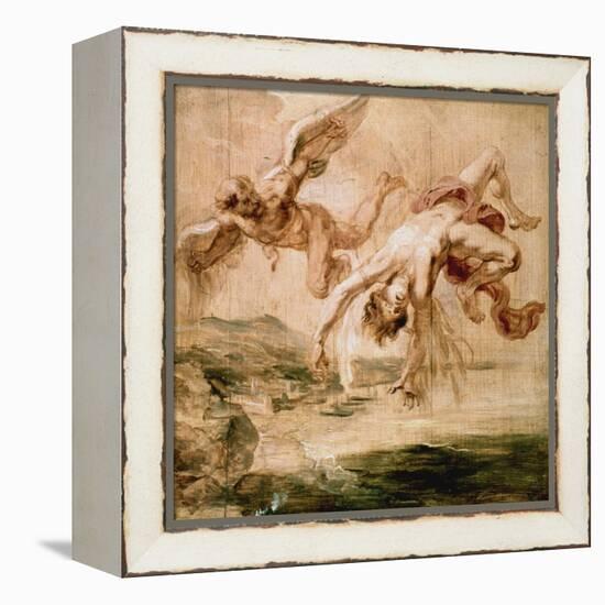 Rubens:Fall Of Icarus 1637-Peter Paul Rubens-Framed Premier Image Canvas