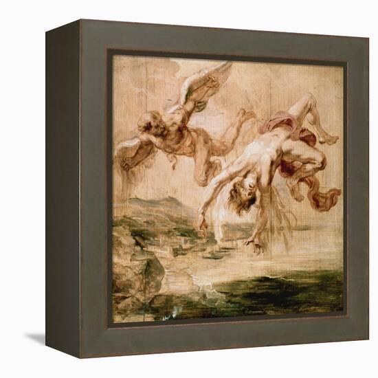 Rubens:Fall Of Icarus 1637-Peter Paul Rubens-Framed Premier Image Canvas