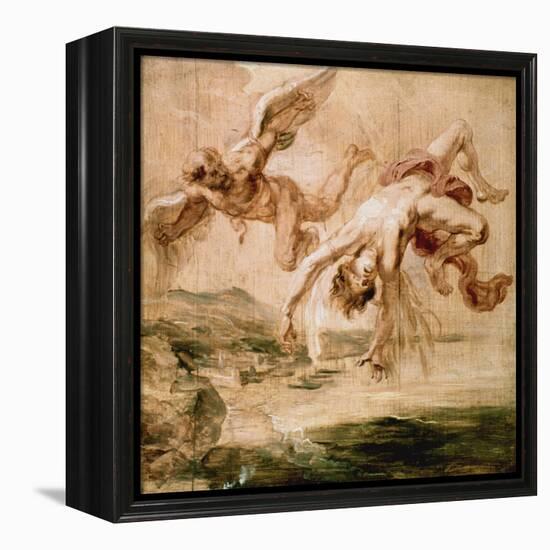 Rubens:Fall Of Icarus 1637-Peter Paul Rubens-Framed Premier Image Canvas