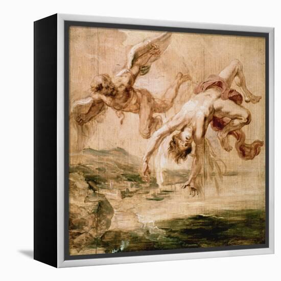 Rubens:Fall Of Icarus 1637-Peter Paul Rubens-Framed Premier Image Canvas