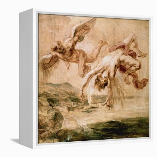 Rubens:Fall Of Icarus 1637-Peter Paul Rubens-Framed Premier Image Canvas