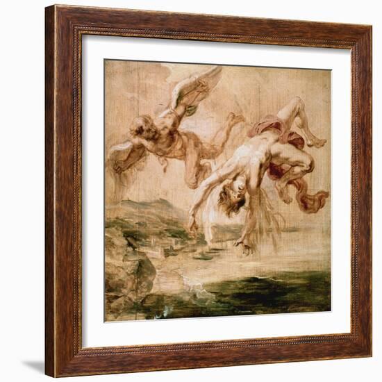 Rubens:Fall Of Icarus 1637-Peter Paul Rubens-Framed Giclee Print