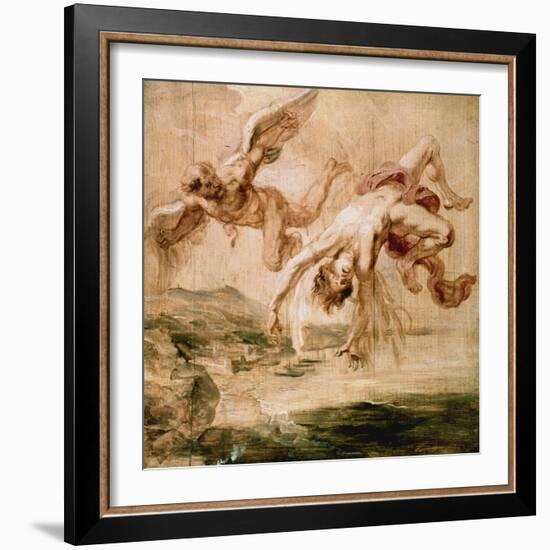 Rubens:Fall Of Icarus 1637-Peter Paul Rubens-Framed Giclee Print