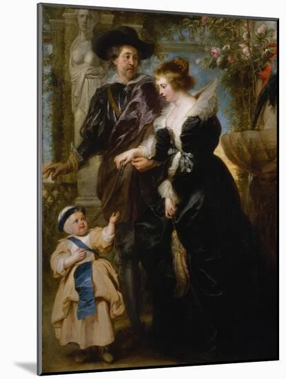 Rubens, His Wife Helena Fourment and Their Son Frans, c.1635-Peter Paul Rubens-Mounted Giclee Print