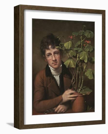 Rubens Peale with a Geranium, 1801-Rembrandt Peale-Framed Giclee Print