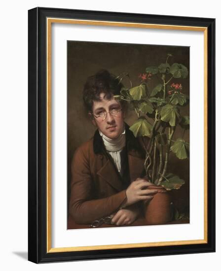 Rubens Peale with a Geranium, 1801-Rembrandt Peale-Framed Giclee Print