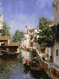 A Venetian Canal Scene-Rubens Santoro-Giclee Print