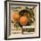 Rubidoux Brand - California - Citrus Crate Label-Lantern Press-Framed Art Print