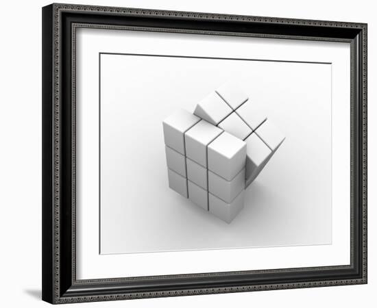 Rubik's Cube, Artwork-PASIEKA-Framed Photographic Print