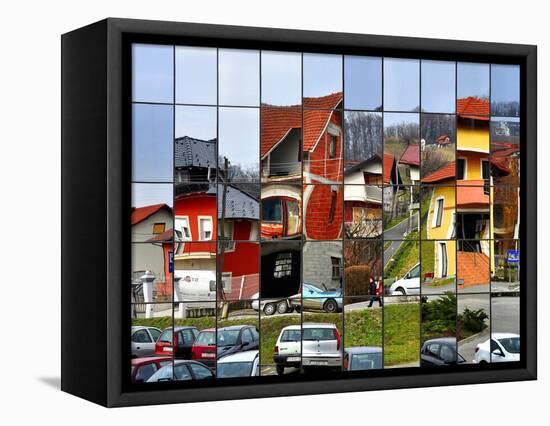 Rubik's Town-Samanta-Framed Premier Image Canvas