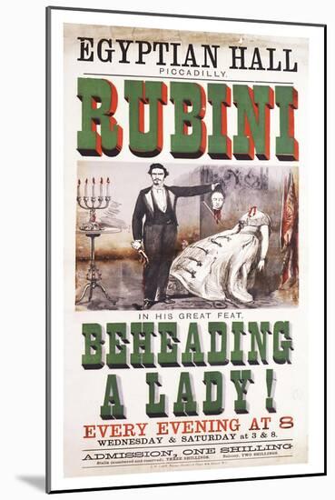 Rubini Beheading-null-Mounted Giclee Print