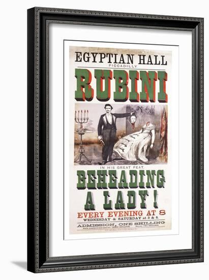 Rubini Beheading-null-Framed Giclee Print