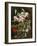 Rubrum Lilies and Fuchsias-Johan Laurentz Jensen-Framed Giclee Print