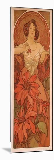 Ruby (From the Series the Gem)-Alphonse Mucha-Mounted Giclee Print