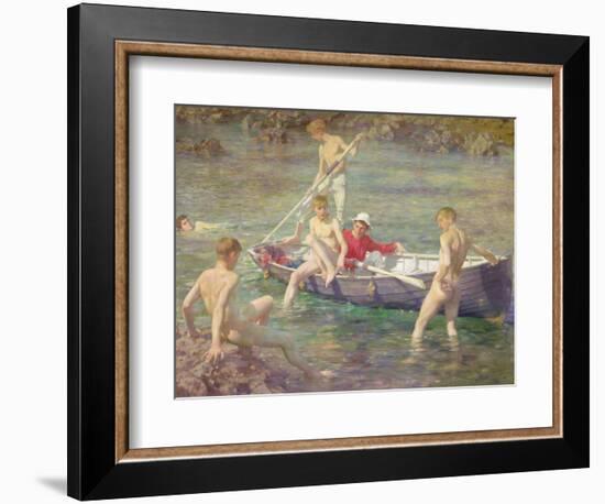 Ruby, Gold and Malachite, 1902-Henry Scott Tuke-Framed Giclee Print