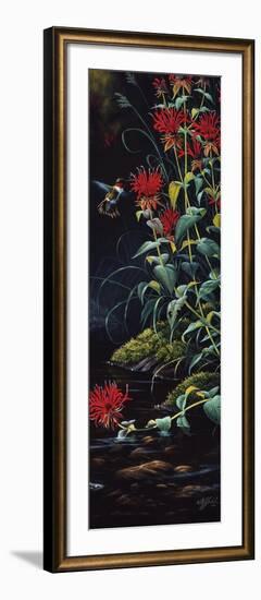 Ruby Throated Hummingbird-Wilhelm Goebel-Framed Giclee Print