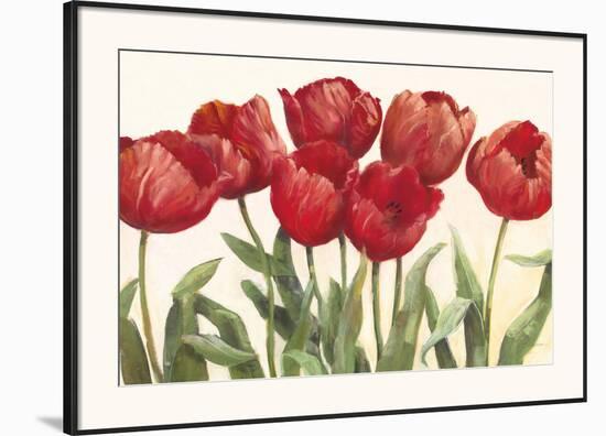 Ruby Tulips-Carol Rowan-Framed Art Print