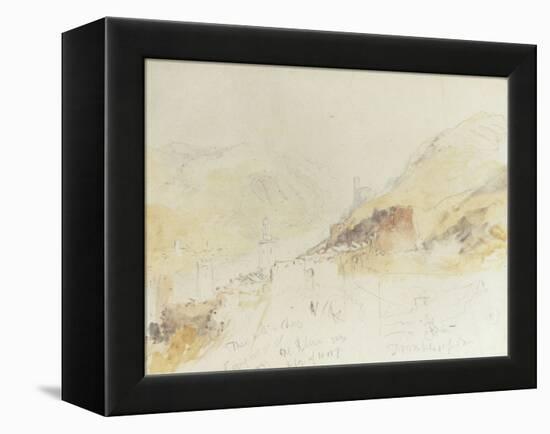 Rudesheim on the Rhine-J^ M^ W^ Turner-Framed Premier Image Canvas