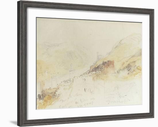 Rudesheim on the Rhine-J^ M^ W^ Turner-Framed Giclee Print