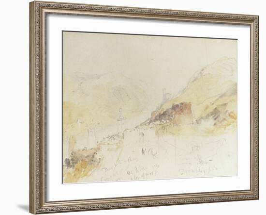 Rudesheim on the Rhine-J^ M^ W^ Turner-Framed Giclee Print