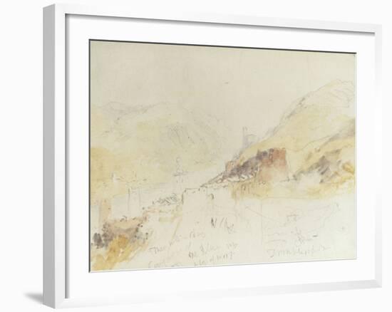 Rudesheim on the Rhine-J^ M^ W^ Turner-Framed Giclee Print