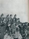 'Hungarian Peasant Girls Singing in Church', c1932-Rudolf Balogh-Framed Photographic Print