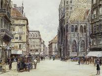 Stefanplatz, Vienna-Rudolf Bernt-Mounted Giclee Print