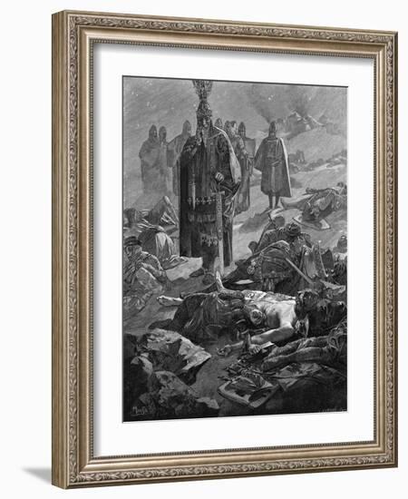 Rudolf Defeats Otakar-Alphonse Mucha-Framed Art Print