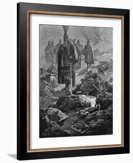 Rudolf Defeats Otakar-Alphonse Mucha-Framed Art Print