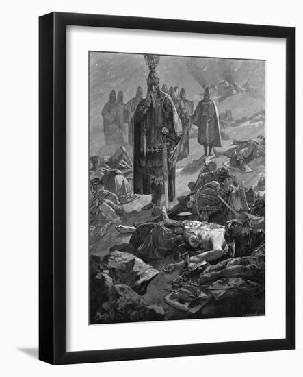 Rudolf Defeats Otakar-Alphonse Mucha-Framed Art Print