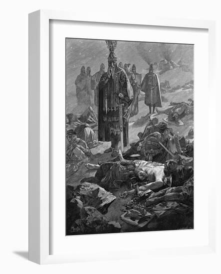 Rudolf Defeats Otakar-Alphonse Mucha-Framed Art Print