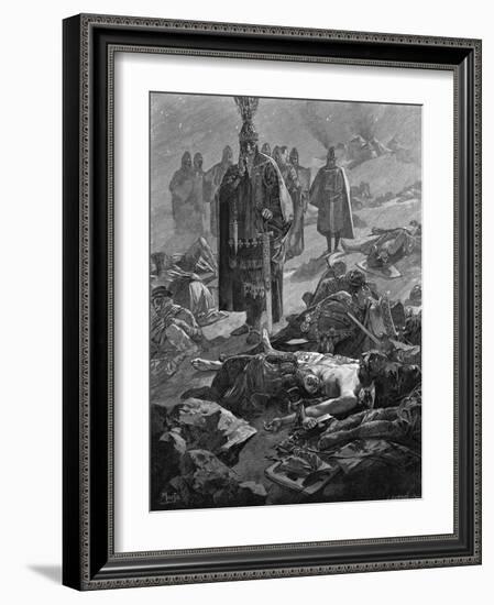 Rudolf Defeats Otakar-Alphonse Mucha-Framed Art Print